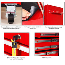 Load image into Gallery viewer, Buy goplus 30 x 24 5 tool box cart portable 6 drawer rolling storage cabinet multi purpose tool chest steel garage toolbox organizer with wheels and keyed locking system classic red