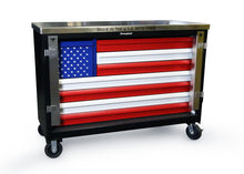 Load image into Gallery viewer, Top strong hold american pride special edition 60 w 8 drawer heavy duty rolling tool box cart 400 lbs capacity drawers 12ga steel top compare to snap on 7ga stainless steel top tc 21060
