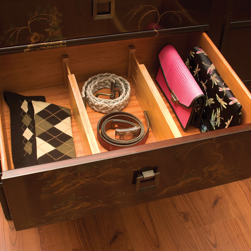 Bamboo Dresser Drawer Dividers- Medium