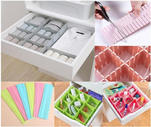 Drawer Storage Organizer Adjustable Drawer Divider Space-saving Tool