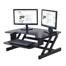 Load image into Gallery viewer, ADR Height Adjustable Standing Monitor Ergonomic Desk Riser, 32&quot; Wide - Rocelco®